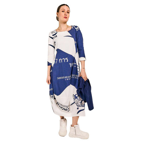 Rundholz Print Dress With Sleeves